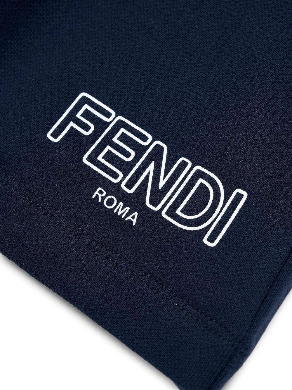 Bermuda per bambino Fendi Kids con logo - Ninna Nanna