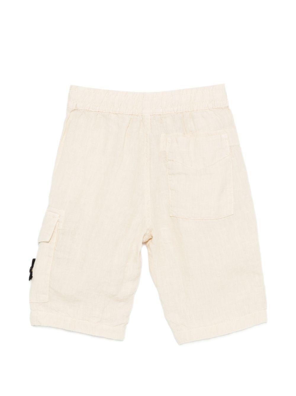 Bermuda per bambino Stone Island Junior in lino - Ninna Nanna