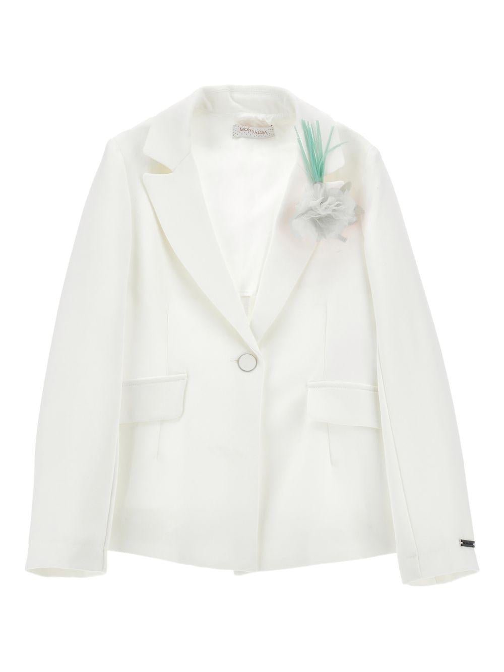 Blazer per bambina Monnalisa con fiore - Ninna Nanna