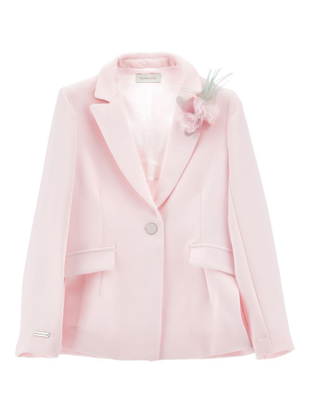 Blazer per bambina Monnalisa con fiore - Ninna Nanna