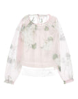 Blusa per bambina Monnalisa in tulle - Ninna Nanna
