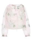 Blusa per bambina Monnalisa in tulle - Ninna Nanna
