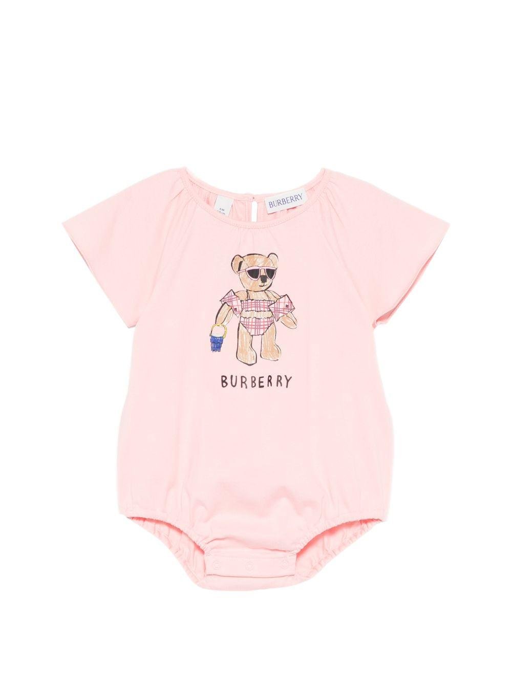 Body per neonata Burberry Kids con stampa - Ninna Nanna