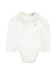 Body per neonata Monnalisa con strass - Ninna Nanna