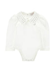 Body per neonata Monnalisa con strass - Ninna Nanna