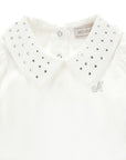 Body per neonata Monnalisa con strass - Ninna Nanna