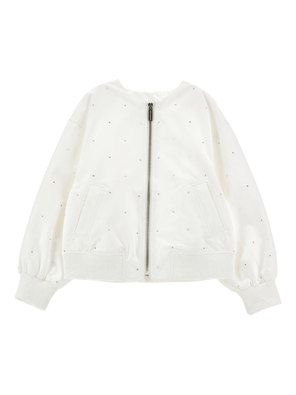 Bomber per bambina Monnalisa con strass - Ninna Nanna