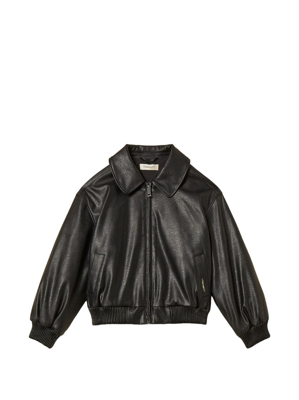 Bomber per bambina Twinset Kids in ecopelle - Ninna Nanna