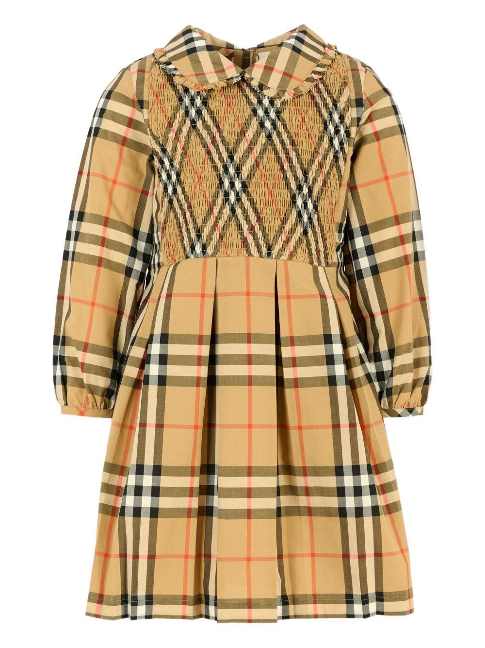 Burberry Kids abito check - Ninna Nanna