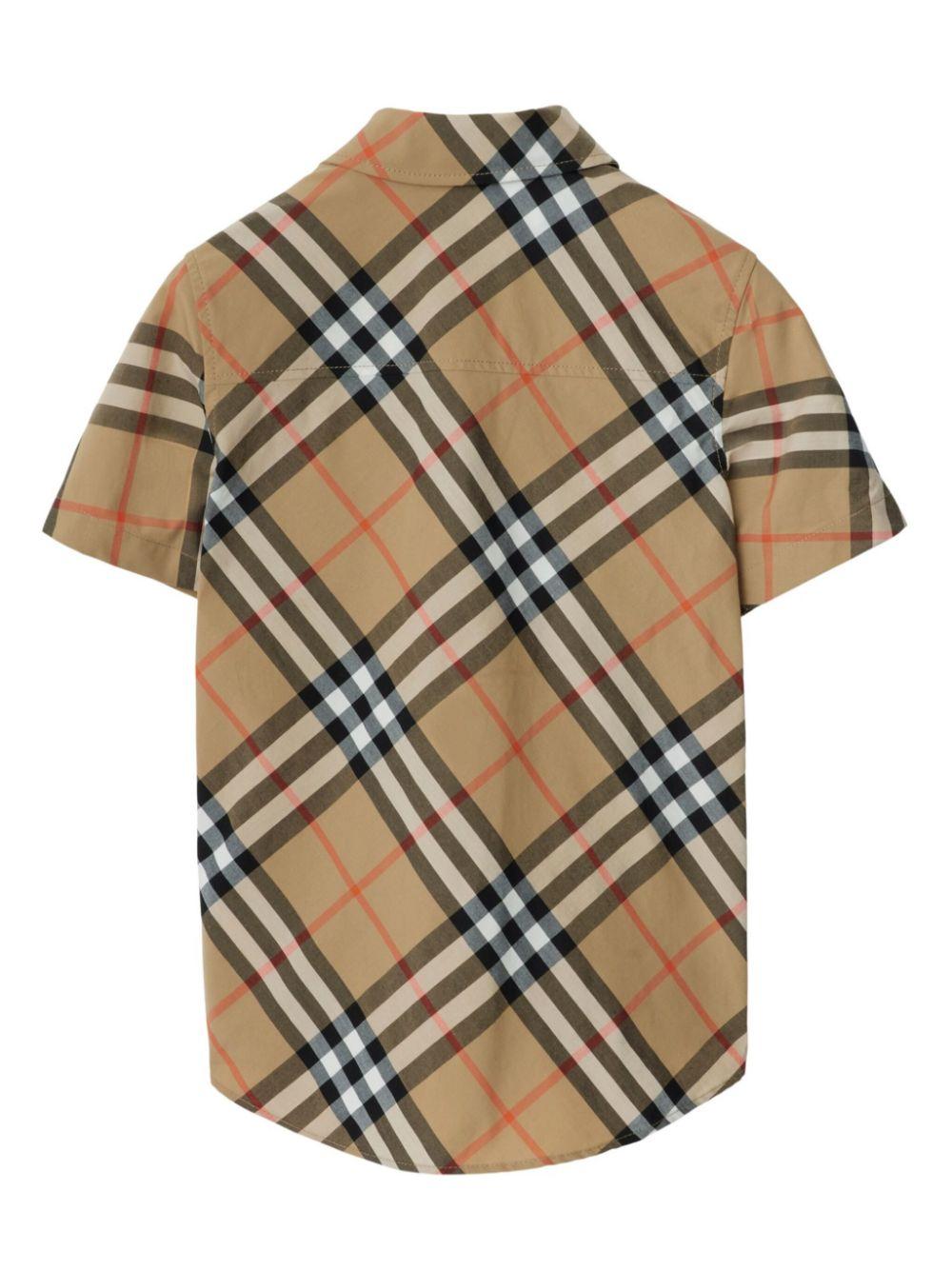 Burberry Kids camicia check - Ninna Nanna
