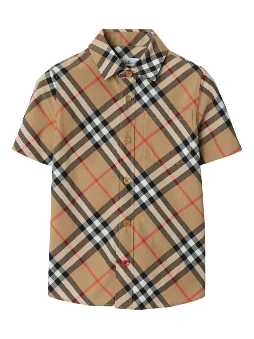 Burberry Kids camicia check - Ninna Nanna