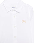 Burberry Kids camicia con ricamo - Ninna Nanna
