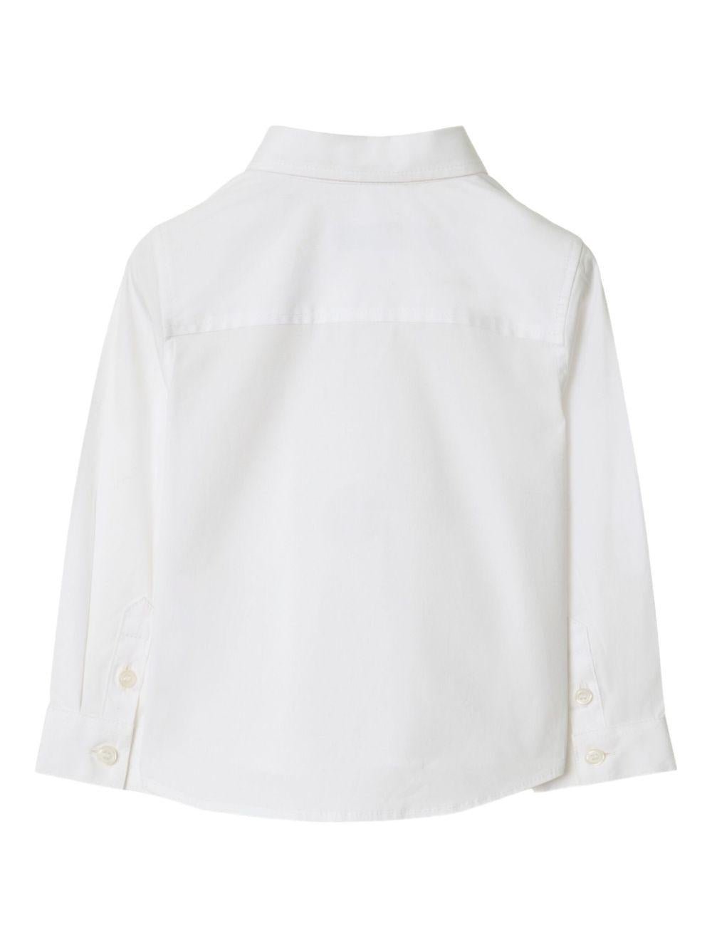 Burberry Kids camicia con ricamo - Ninna Nanna