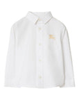Burberry Kids camicia con ricamo - Ninna Nanna
