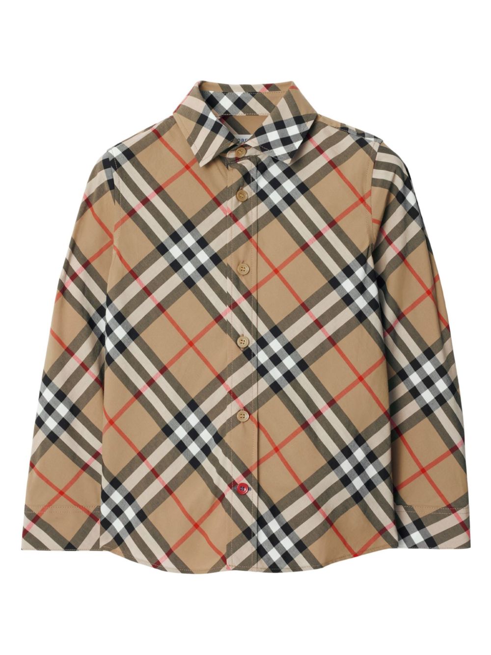 Burberry Kids camicia in check - Ninna Nanna