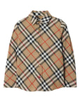 Burberry Kids camicia in check - Ninna Nanna