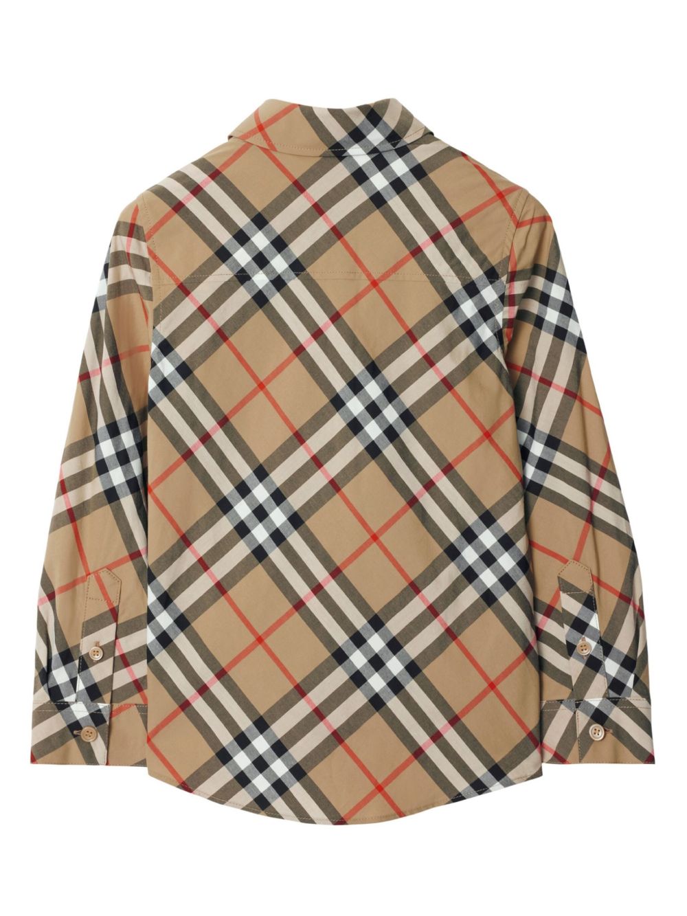 Burberry Kids camicia in check - Ninna Nanna