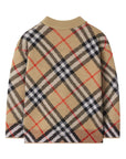 Burberry Kids cardigan in check - Ninna Nanna