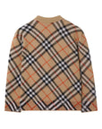 Burberry Kids cardigan in check - Ninna Nanna