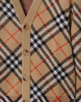 Burberry Kids cardigan in check - Ninna Nanna