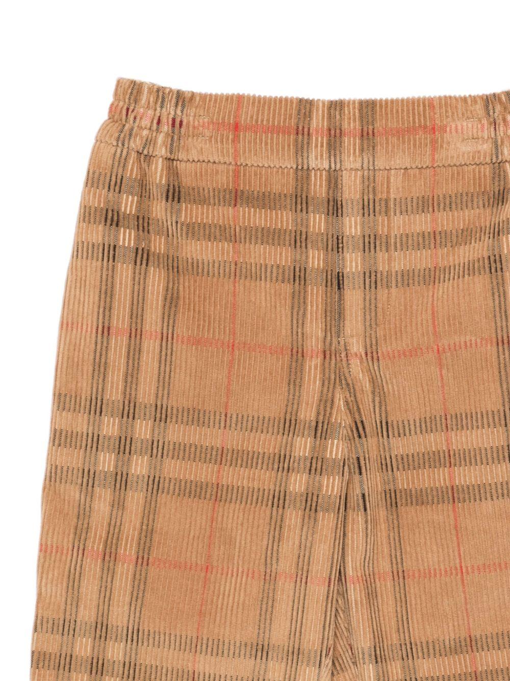 Burberry Kids pantaloni di velluto - Ninna Nanna