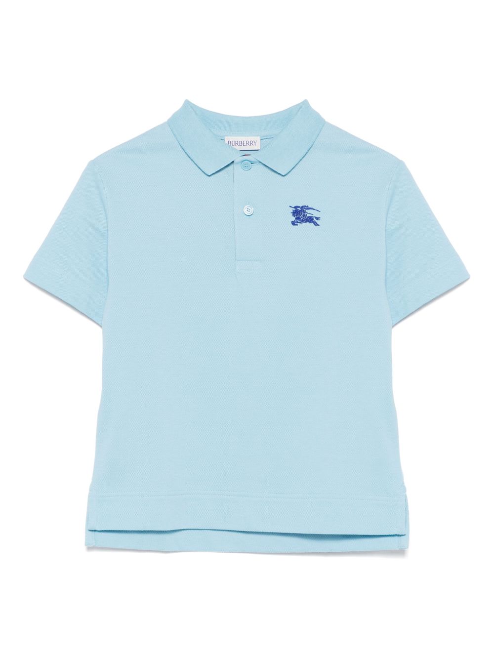 Burberry Kids polo con ricamo - Ninna Nanna