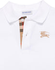 Burberry Kids polo con ricamo - Ninna Nanna