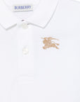 Burberry Kids polo con ricamo - Ninna Nanna