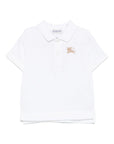 Burberry Kids polo con ricamo - Ninna Nanna