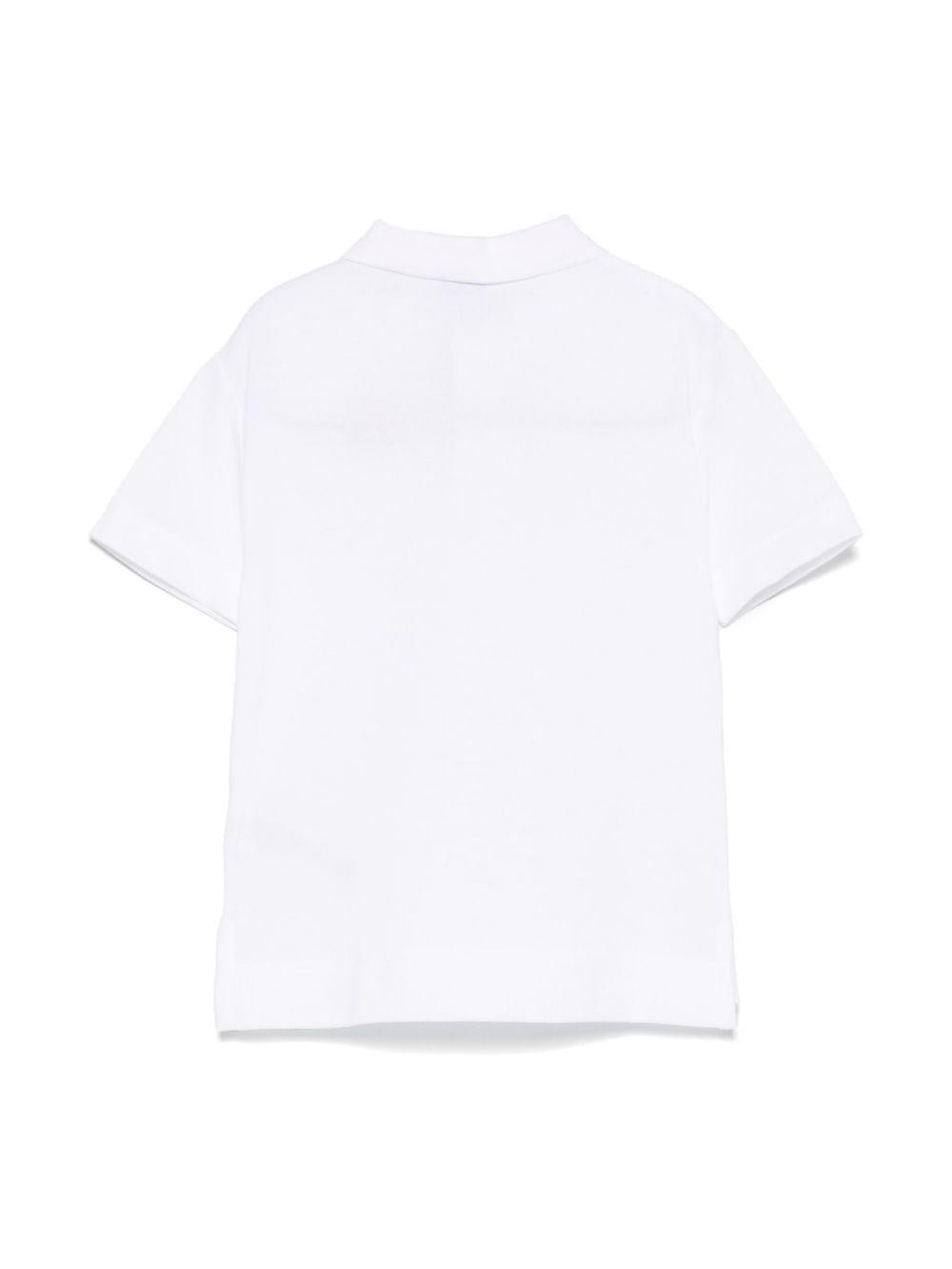 Burberry Kids polo con ricamo - Ninna Nanna