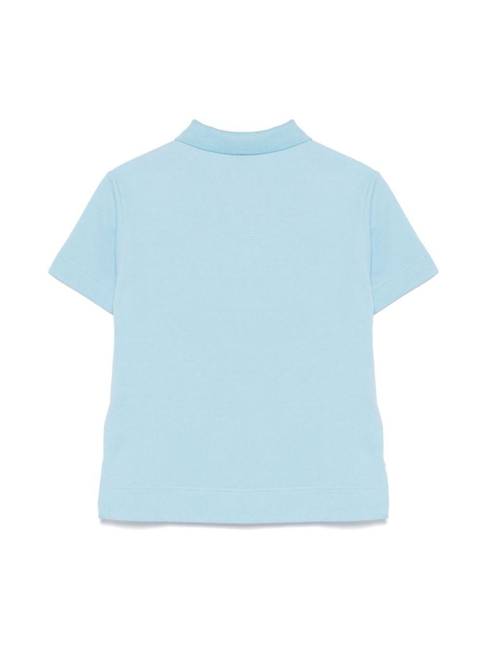 Burberry Kids polo con ricamo - Ninna Nanna