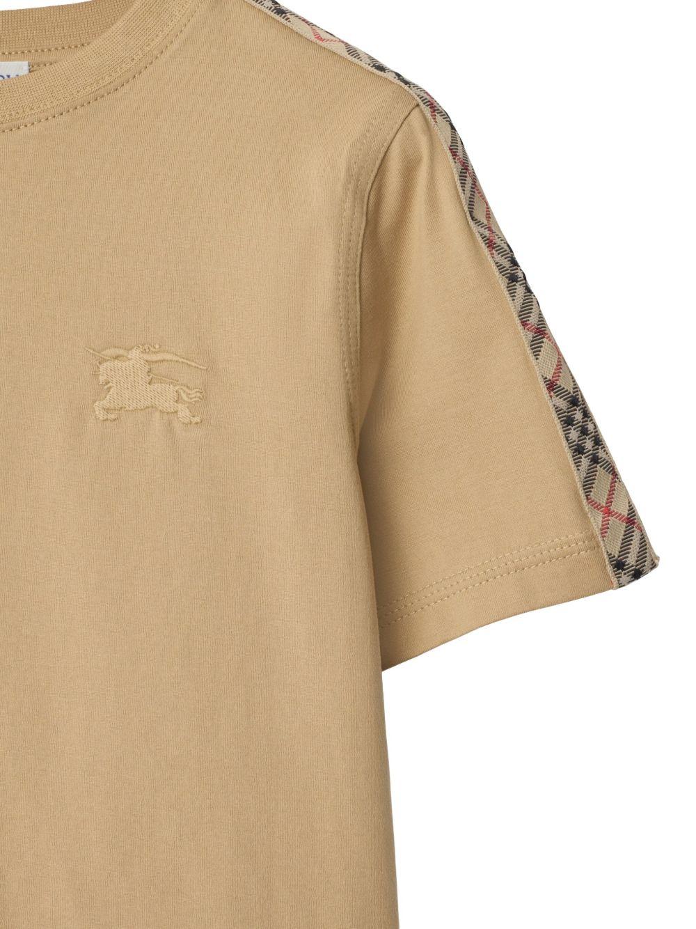 Burberry Kids t-shirt con ricamo - Ninna Nanna