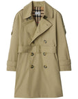 Burberry Kids trench con cintura - Ninna Nanna