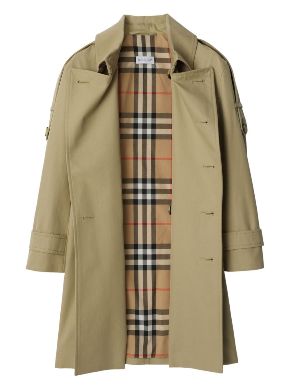 Burberry Kids trench con cintura - Ninna Nanna