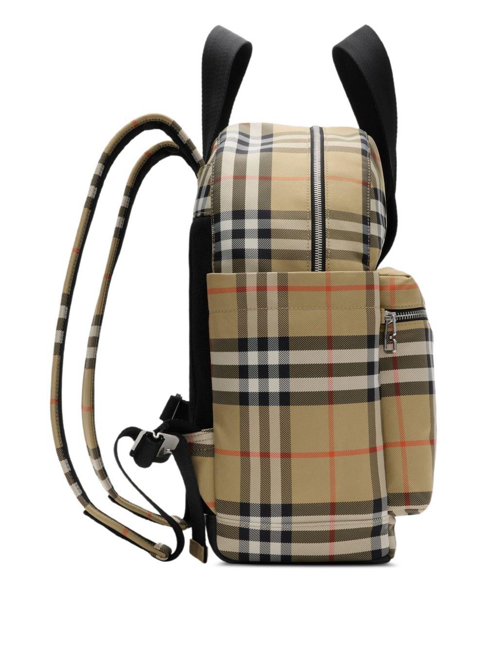 Burberry Kids zaino in check - Ninna Nanna