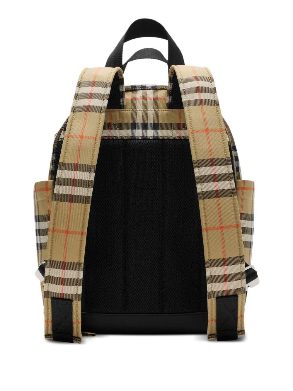 Burberry Kids zaino in check - Ninna Nanna