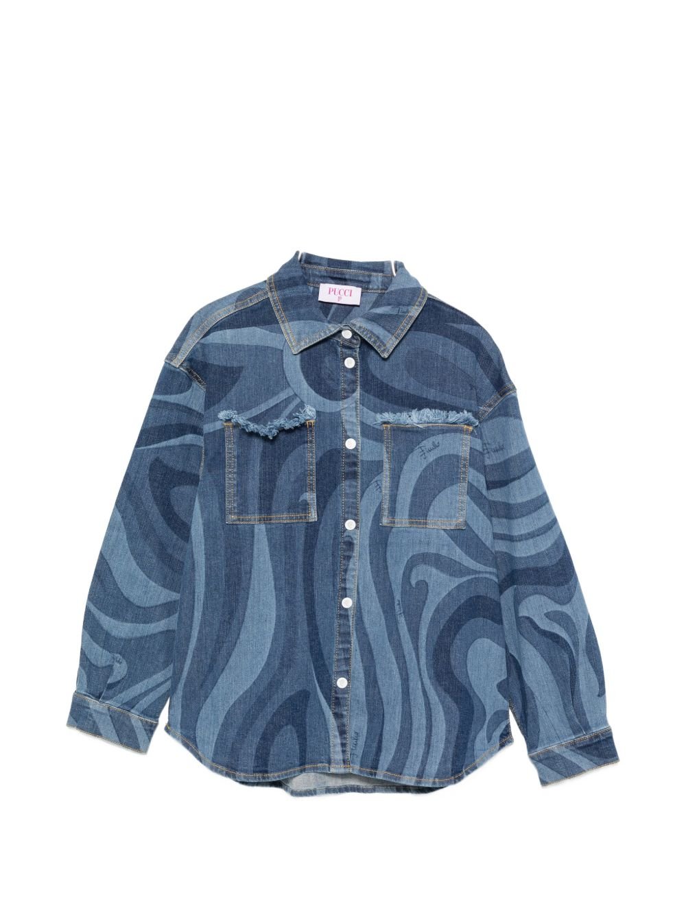 Camicia per bambina Emilio Pucci Junior con stampa - Ninna Nanna