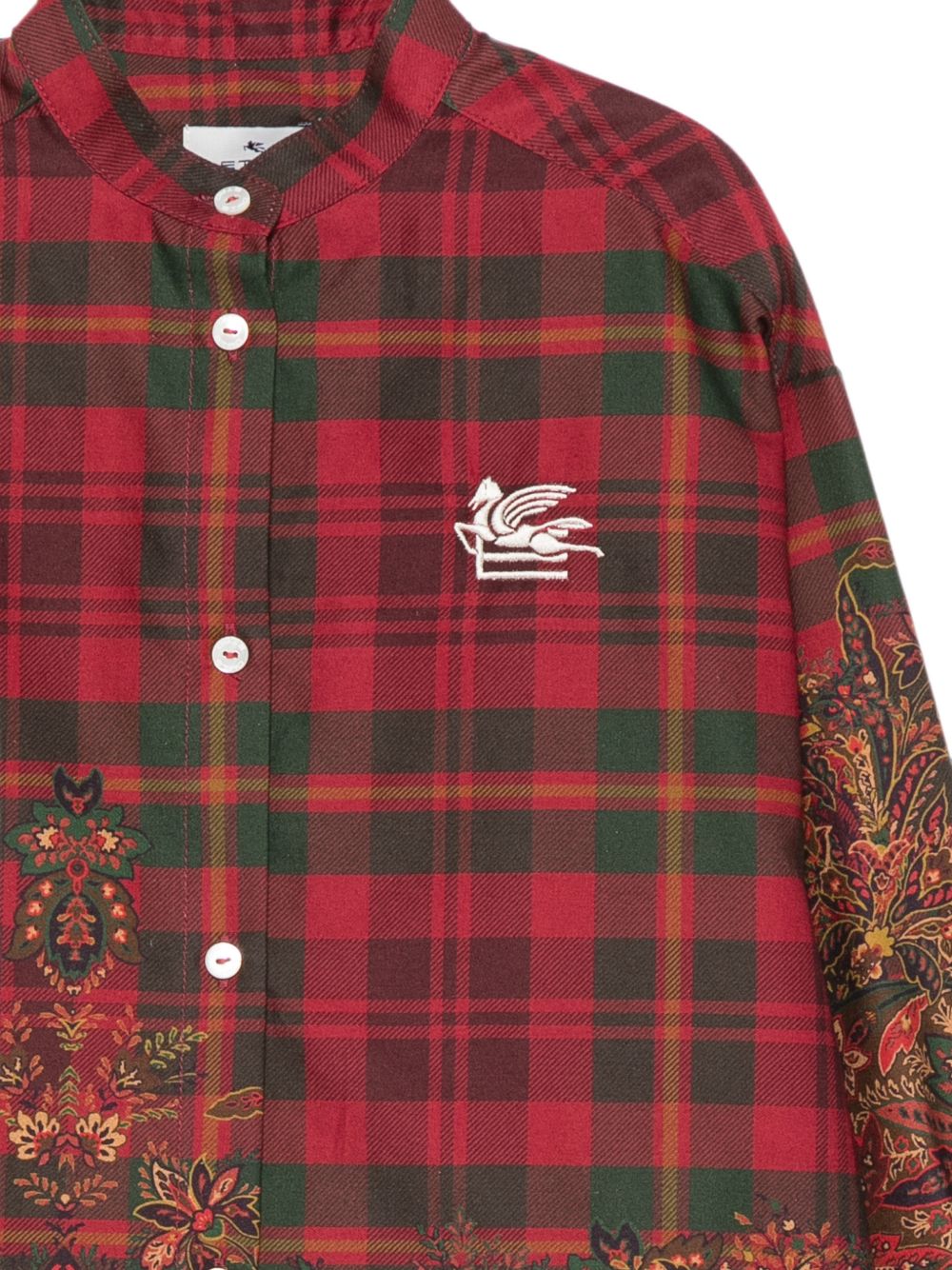Camicia per bambina Etro Kids a quadri - Ninna Nanna