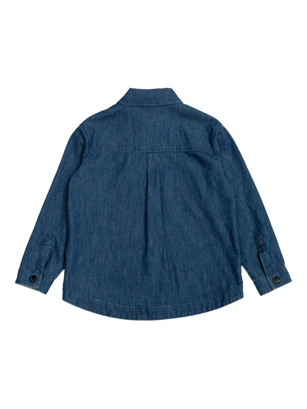 Camicia per bambina Fendi Kids in jeans - Ninna Nanna
