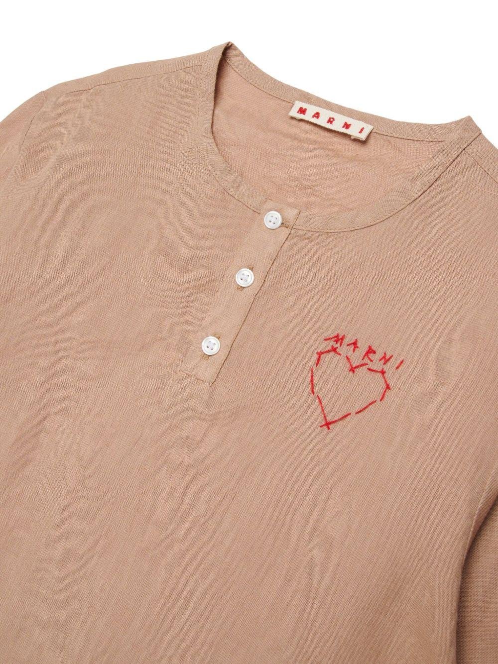 Camicia per bambina Marni Kids con ricamo - Ninna Nanna