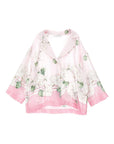Camicia per bambina Monnalisa floreale - Ninna Nanna