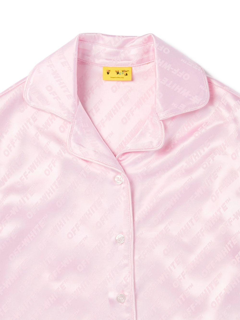 Camicia per bambina Off White Kids logata - Ninna Nanna