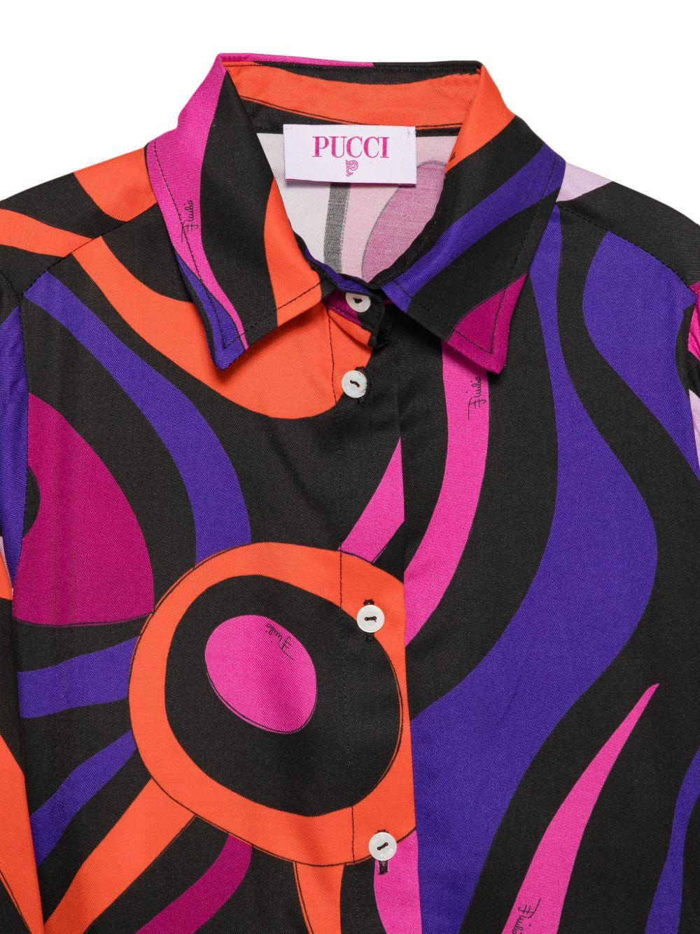 Camicia per bambina Pucci Junior con stampa - Ninna Nanna