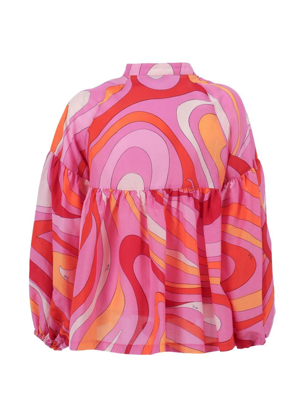 Camicia per bambina Pucci Junior con stampa - Ninna Nanna