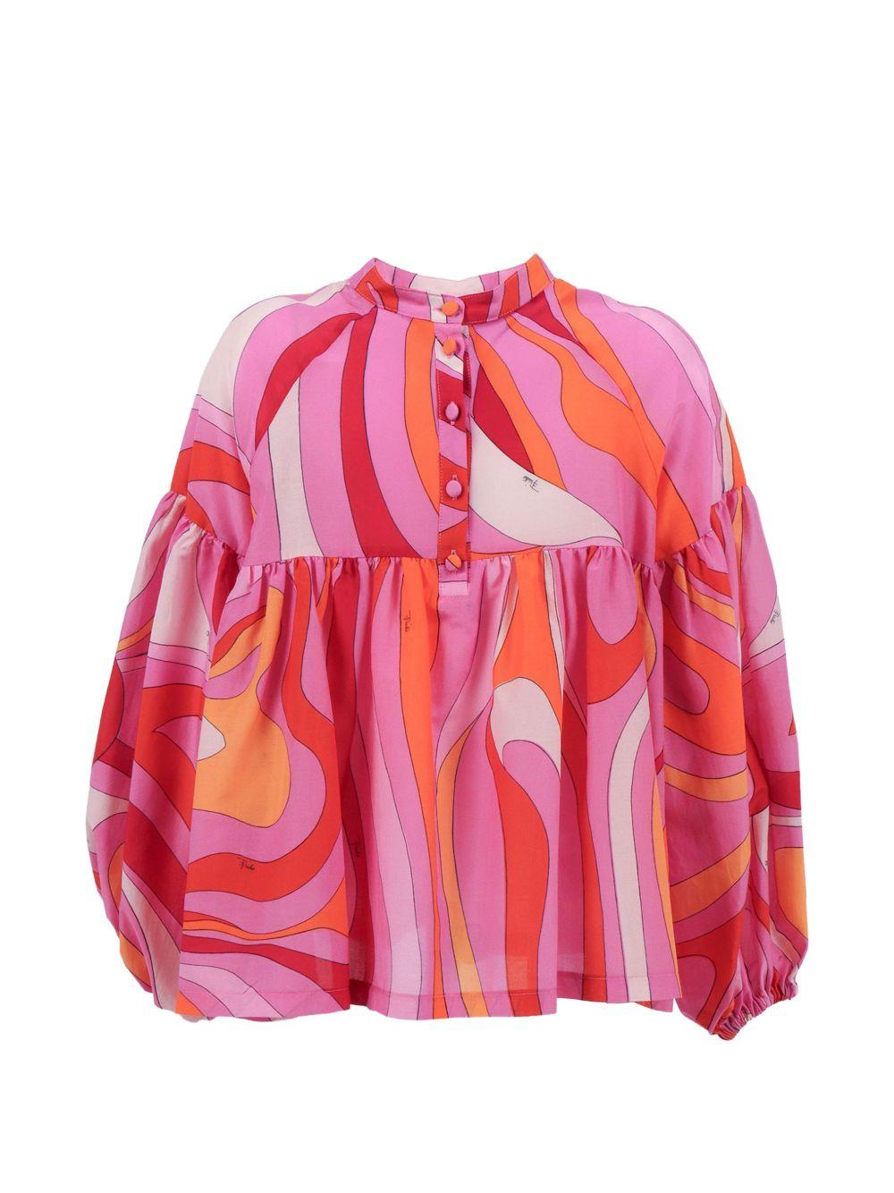 Camicia per bambina Pucci Junior con stampa - Ninna Nanna