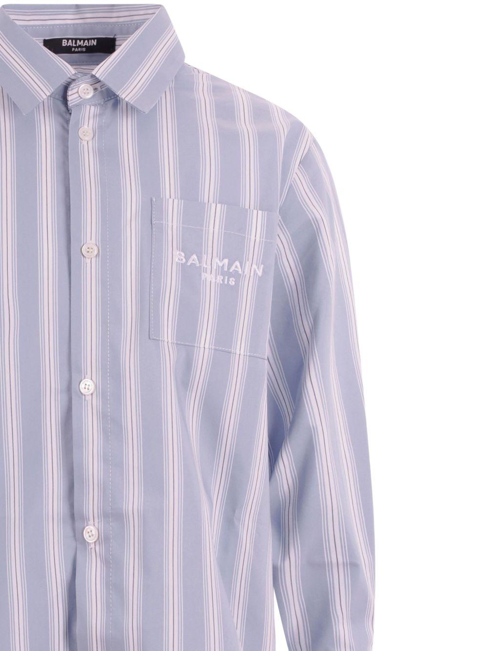 Camicia per bambino Balmain Kids a righe - Ninna Nanna