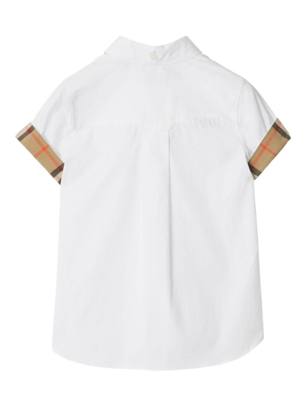 Camicia per bambino Burberry Kids con logo - Ninna Nanna