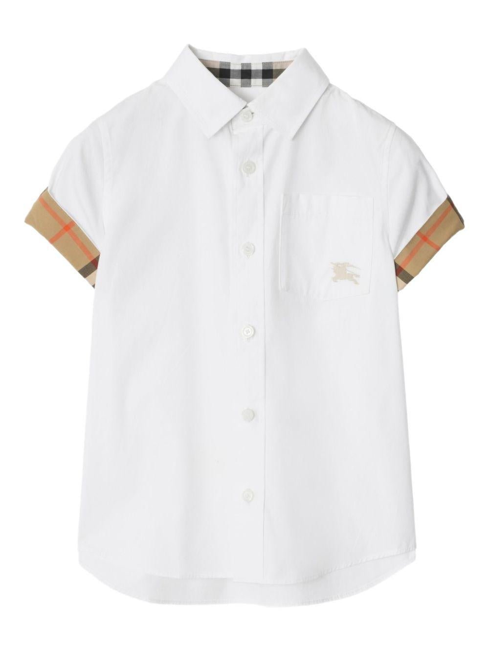 Camicia per bambino Burberry Kids con logo - Ninna Nanna