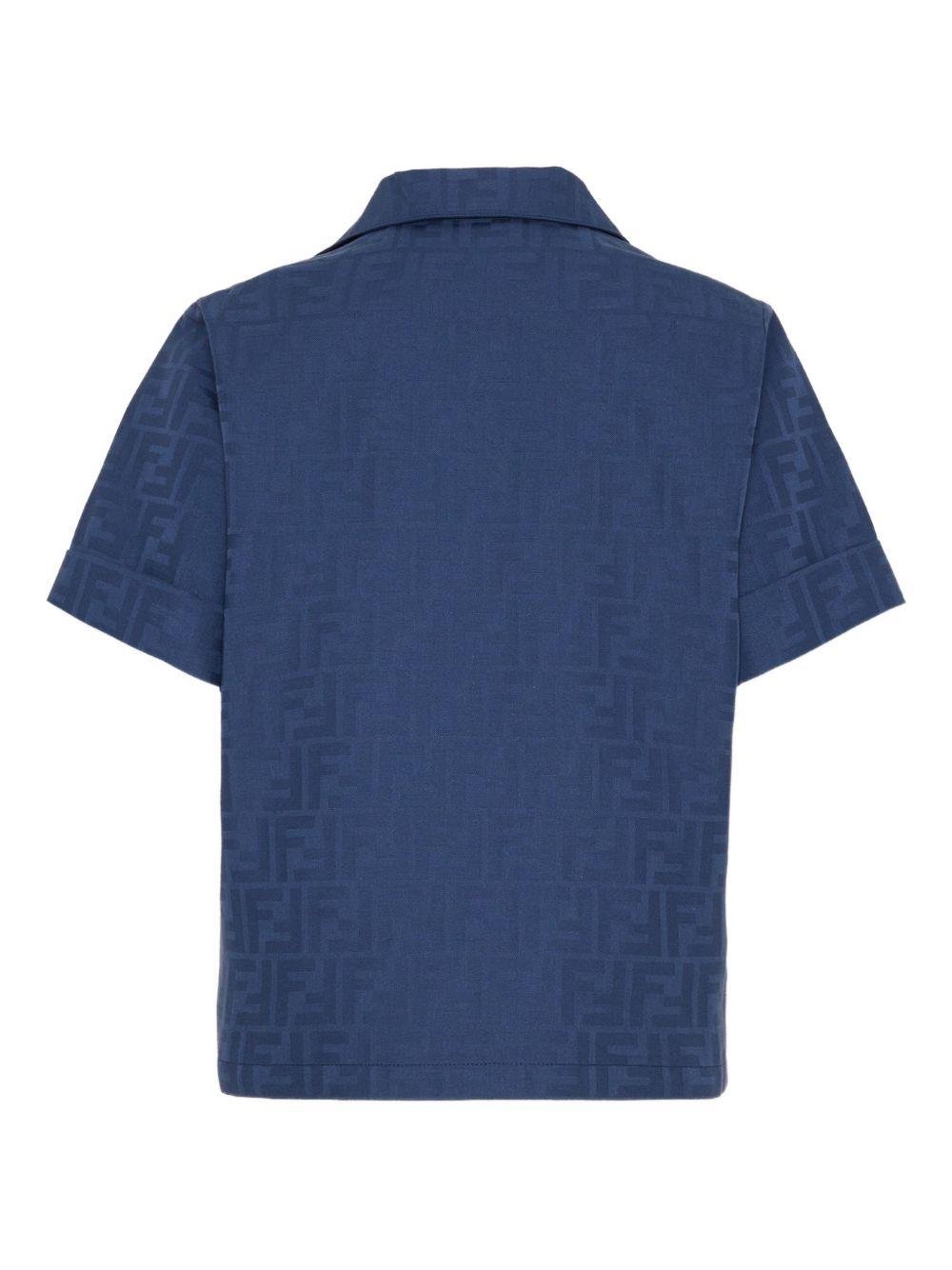Camicia per bambino Fendi Kids con motivo FF - Ninna Nanna