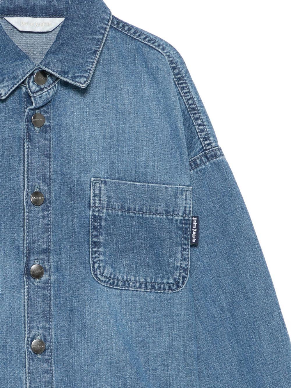 Camicia per bambino Palm Angels Kids di jeans - Ninna Nanna